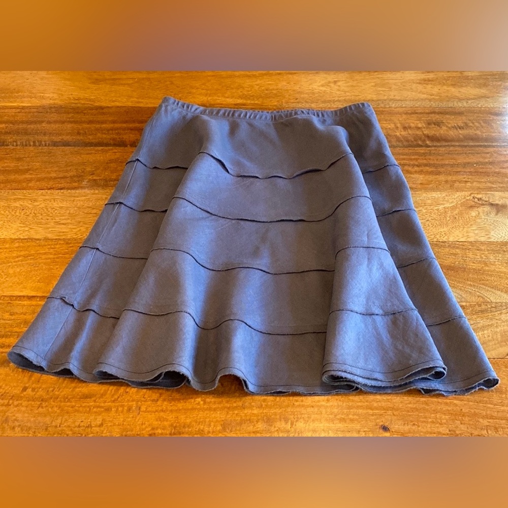 Women’s Soft Surroundings Gray Tiered Skirt